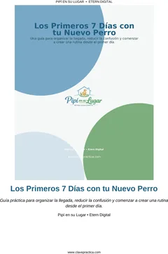 Portada Los Primeros 7 Días con tu Nuevo Perro